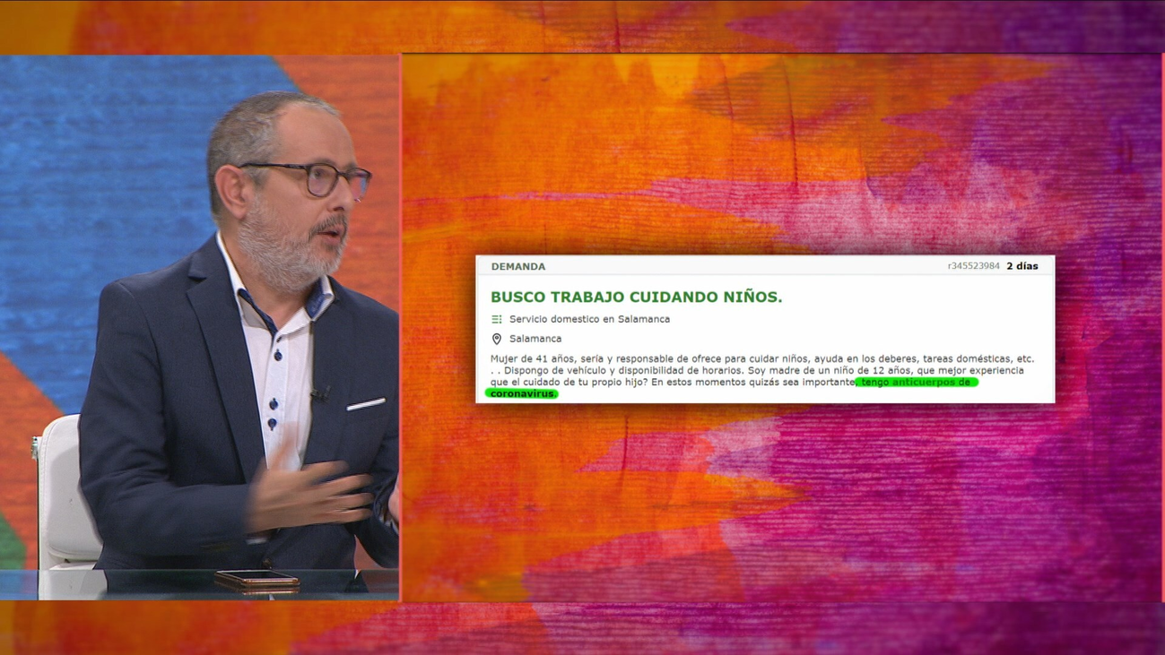 Comienza a aparecer ofertas de empleo que exigen haber pasado el coronavirus