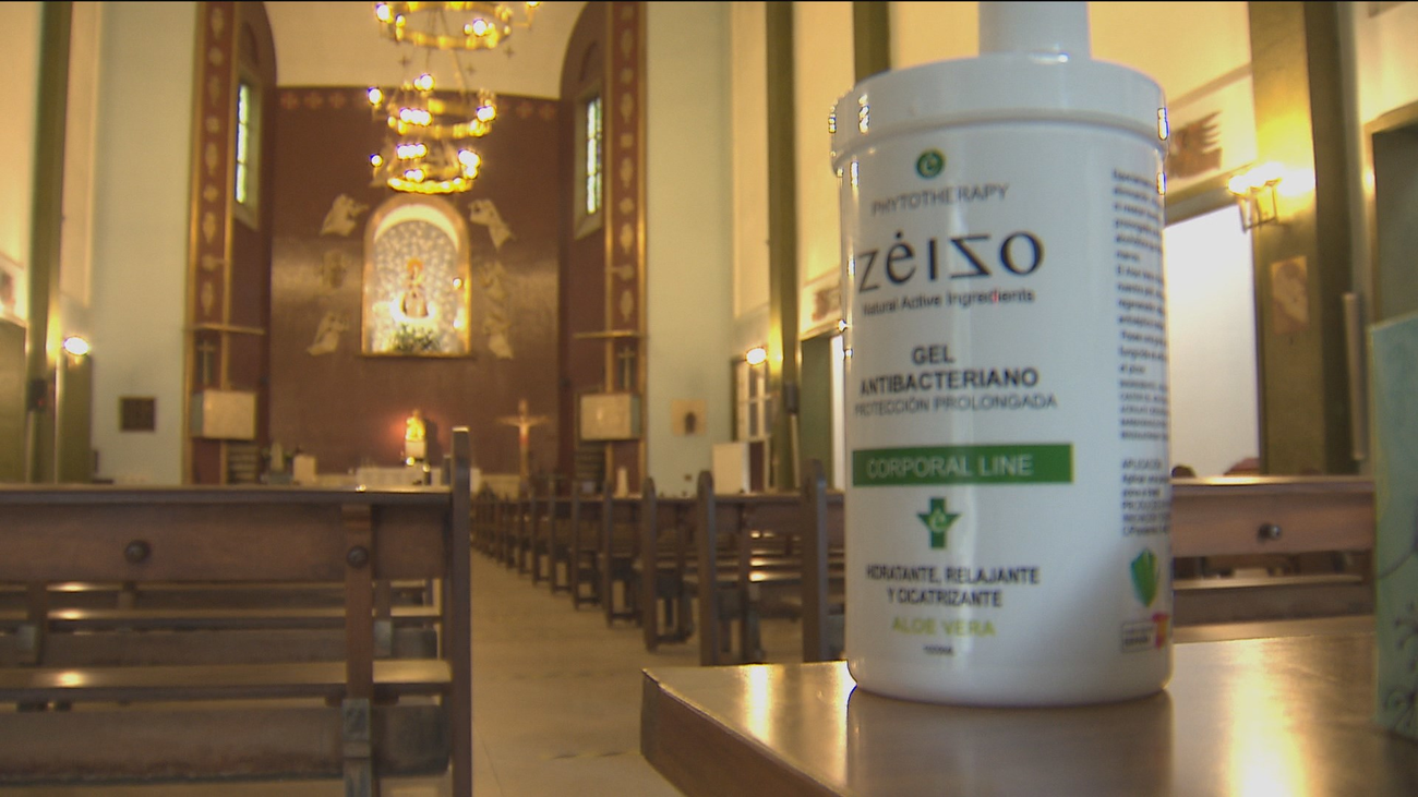 Madrid retoma las misas con reducción de público, distancia social, mascarillas y gel desinfectante