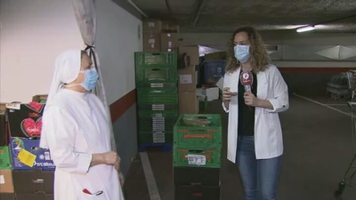 Monjas de Madrid, desbordadas por el reparto de comida