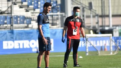 Juan Ángel Piñero: "Los jugadores del Fuenlabrada han vuelto muy, muy bien"