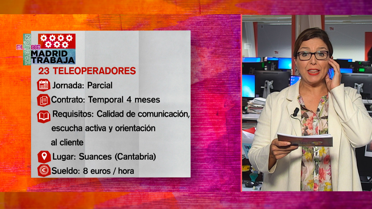 Se buscan teleoperadores y mozos de almacén