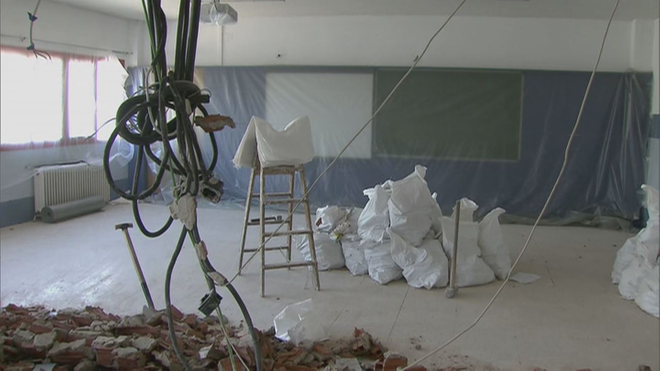 Los colegios madrileños hacen obras para tener más espacio para la vuelta a las clases
