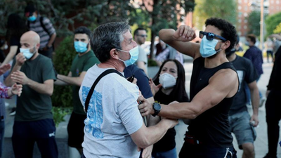 La secuencia y las versiones de lo ocurrido en Moratalaz