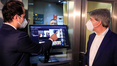 Metro de Madrid instala una cámara para medir la temperatura a sus empleados del centro de control