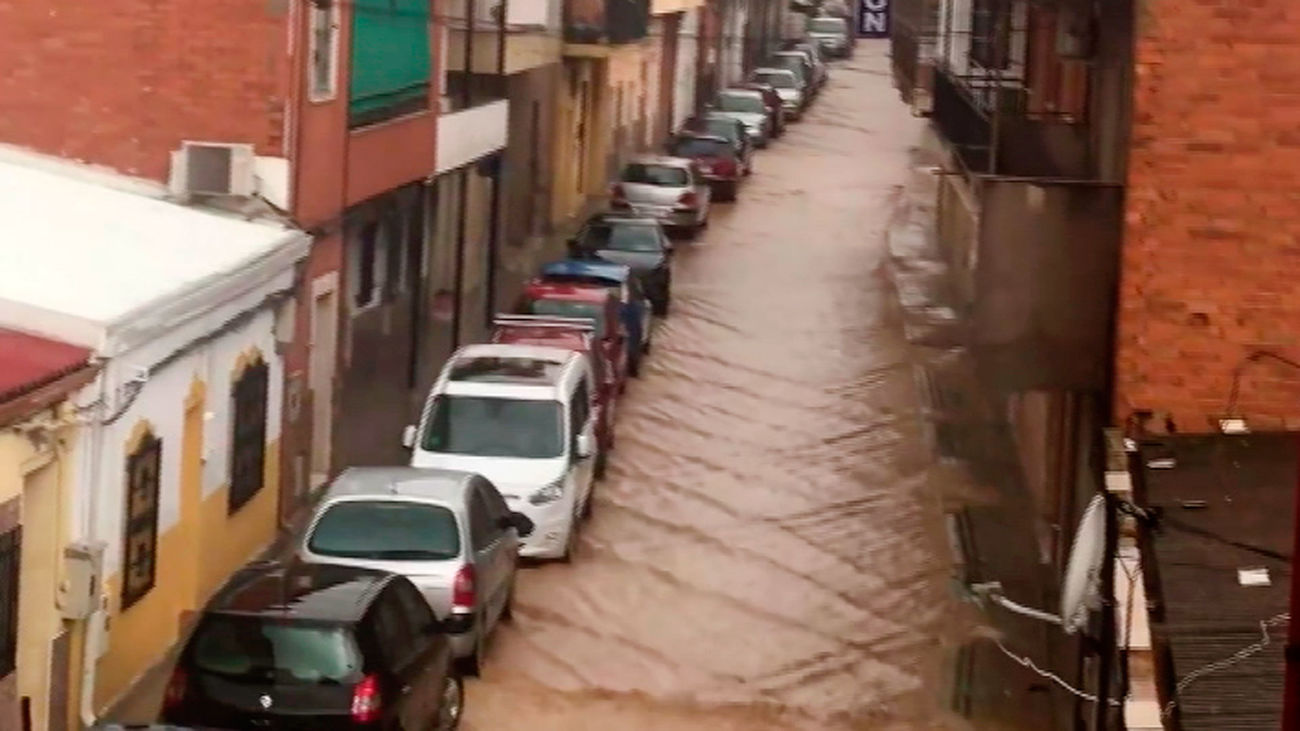 Así han quedado las calles de Coslada tras la fuerte tormenta que ha caído en la Comunidad de Madrid