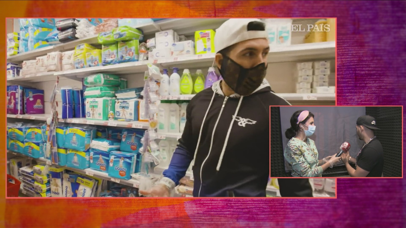 Omar Montes reparte comida entre sus vecinos más necesitados