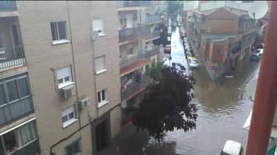 Calles y garajes inundados, las imágenes de la fuerte tormenta caída en la Comunidad de Madrid