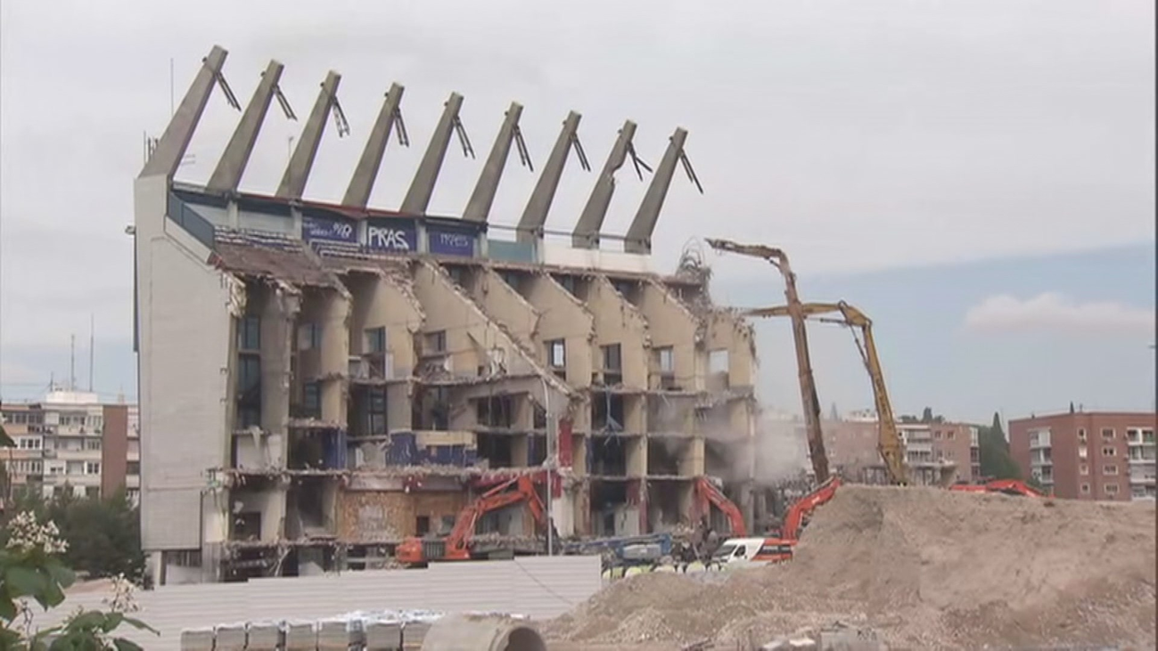 Así desaparece el estadio Vicente Calderón