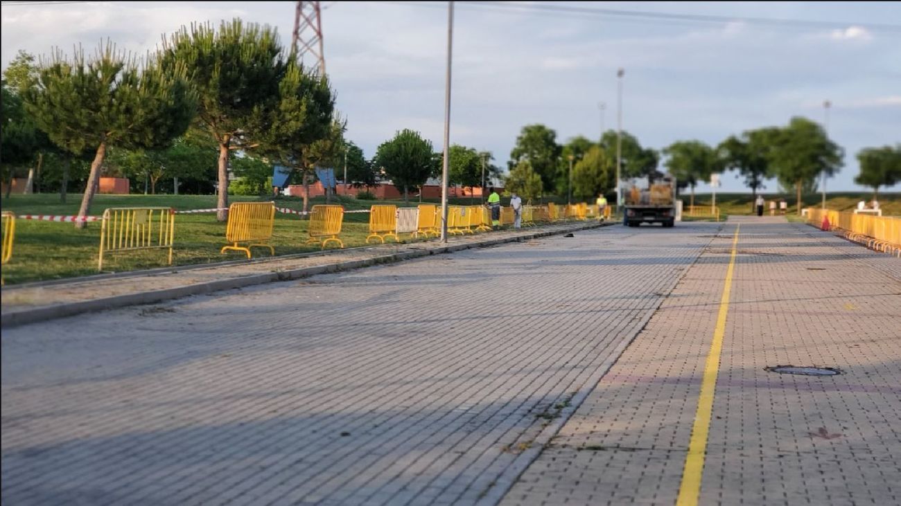 Parque donde se instalará el mercadillo de Alcorcón
