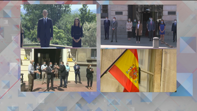 Sentido minuto de silencio en Zarzuela, Moncloa y en el Consejo de Gobierno de Madrid