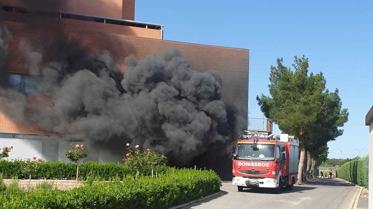 Incendio en el Hospital de Hellín