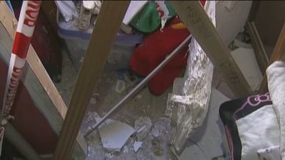 Una familia con cuatro hijos desesperada, sin dinero y sin casa por un derrumbe