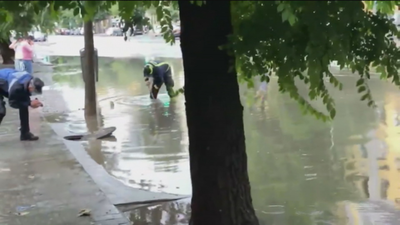 Los servicios de emergencia gestionan más de 400 avisos por la fuerte tormenta en Madrid