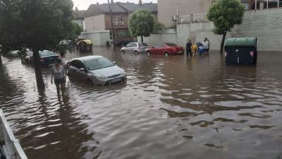 Vecinos de Perales del Río piden soluciones por las inundaciones tras la tormenta del domingo