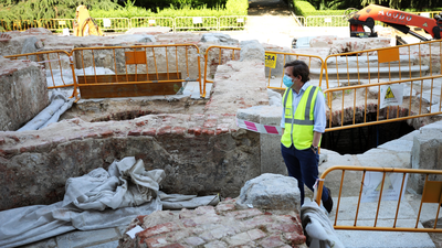 Las obras de Plaza de España cumplirán los plazos previstos pese al 'parón' del coronavirus