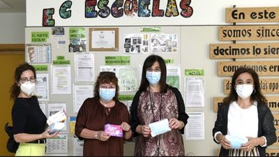 Pozuelo reparte cerca de 6.000 mascarillas infantiles a colegios de la ciudad