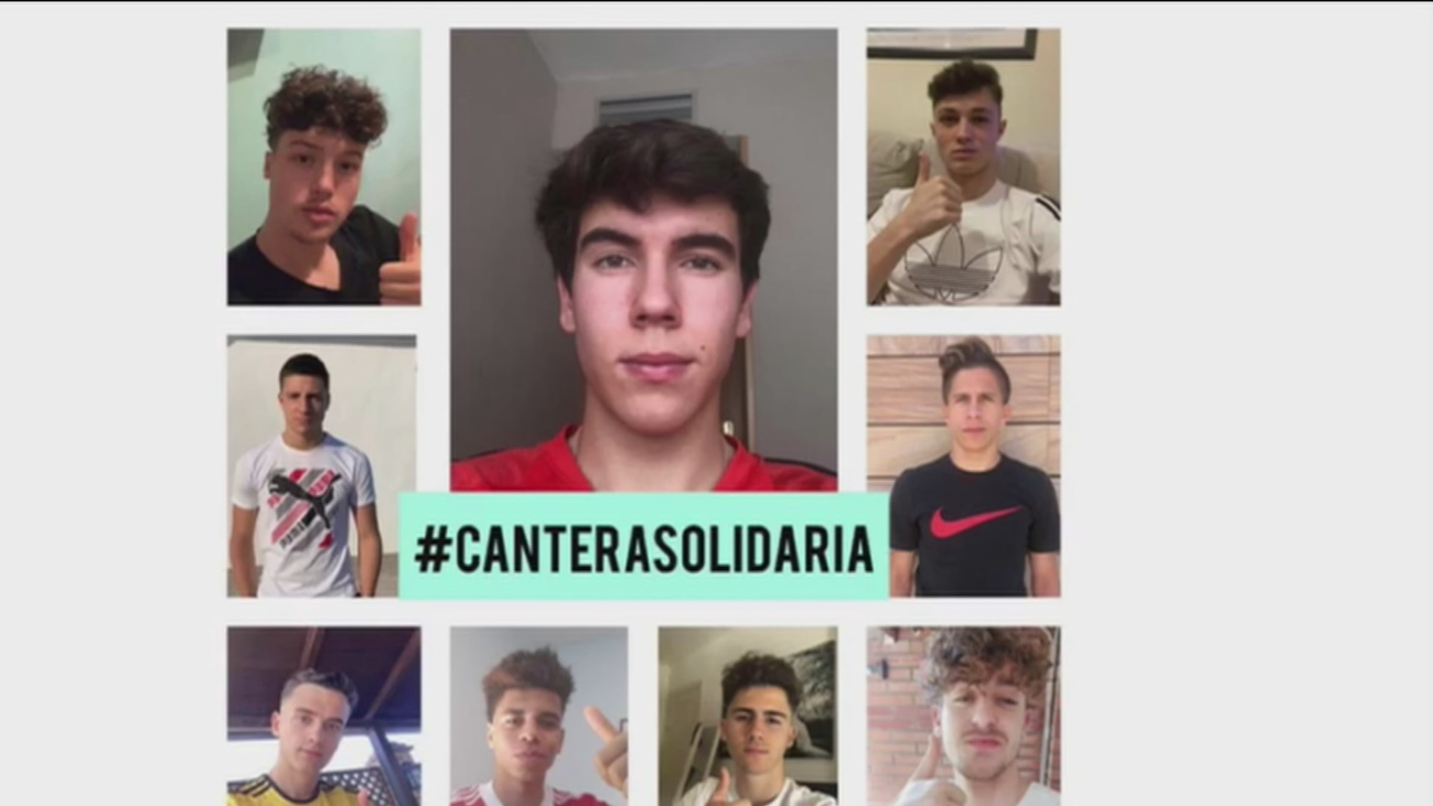 La solidaridad de las canteras de los equipos madrileños