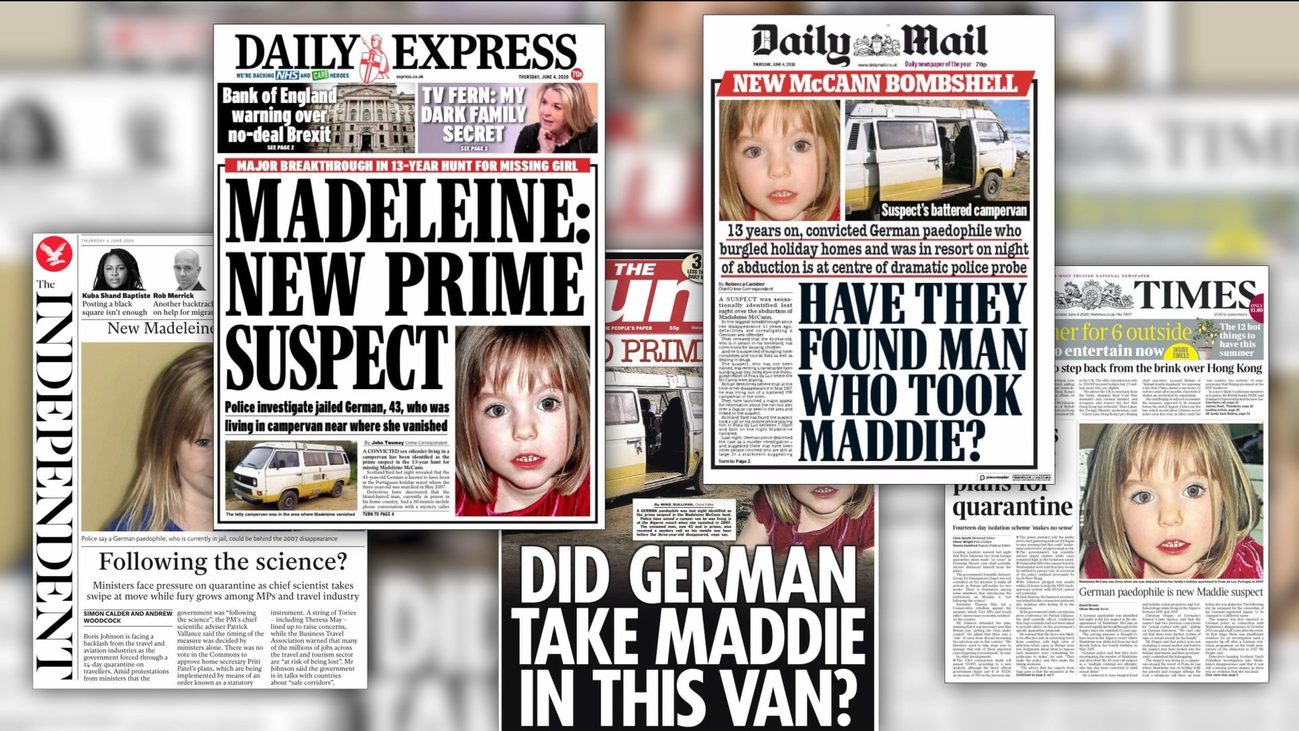 La policía sostiene que Madeleine está muerta y fue asesinada por un depredador sexual