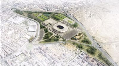 Así será el entorno del Metropolitano, un pulmón verde y una ciudad del deporte