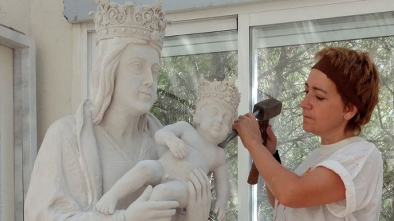 Alicia Huertas: "La mirada es la parte más importante de la escultura"