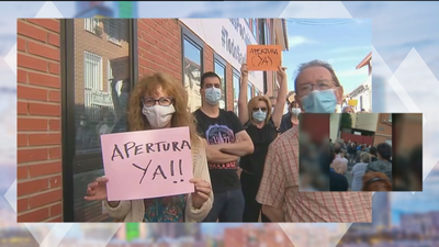 Quejas vecinales por el cierre del centro de salud de La Poveda, en Arganda