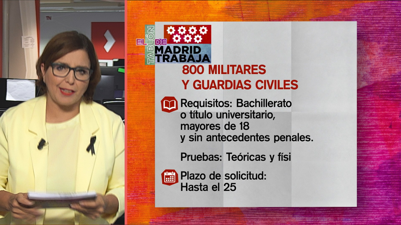El Ministerio de Defensa convoca 800 plazas para militares y Guardia Civil