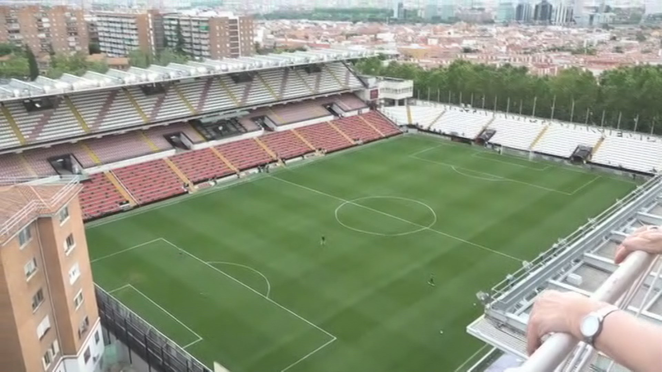Balcón con vistas al estadio del Rayo Vallecano