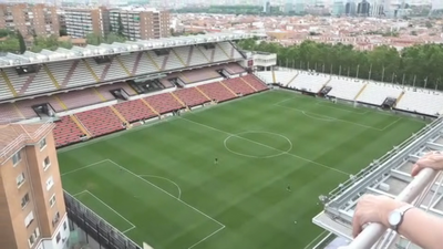 Balcón con vistas al estadio del Rayo Vallecano