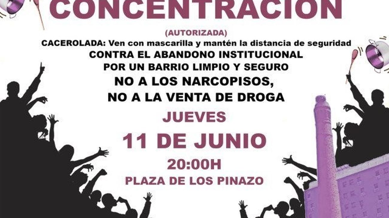Vecinos de San Cristóbal de los Ángeles: "La droga y la delincuencia ha vuelto a nuestras calles