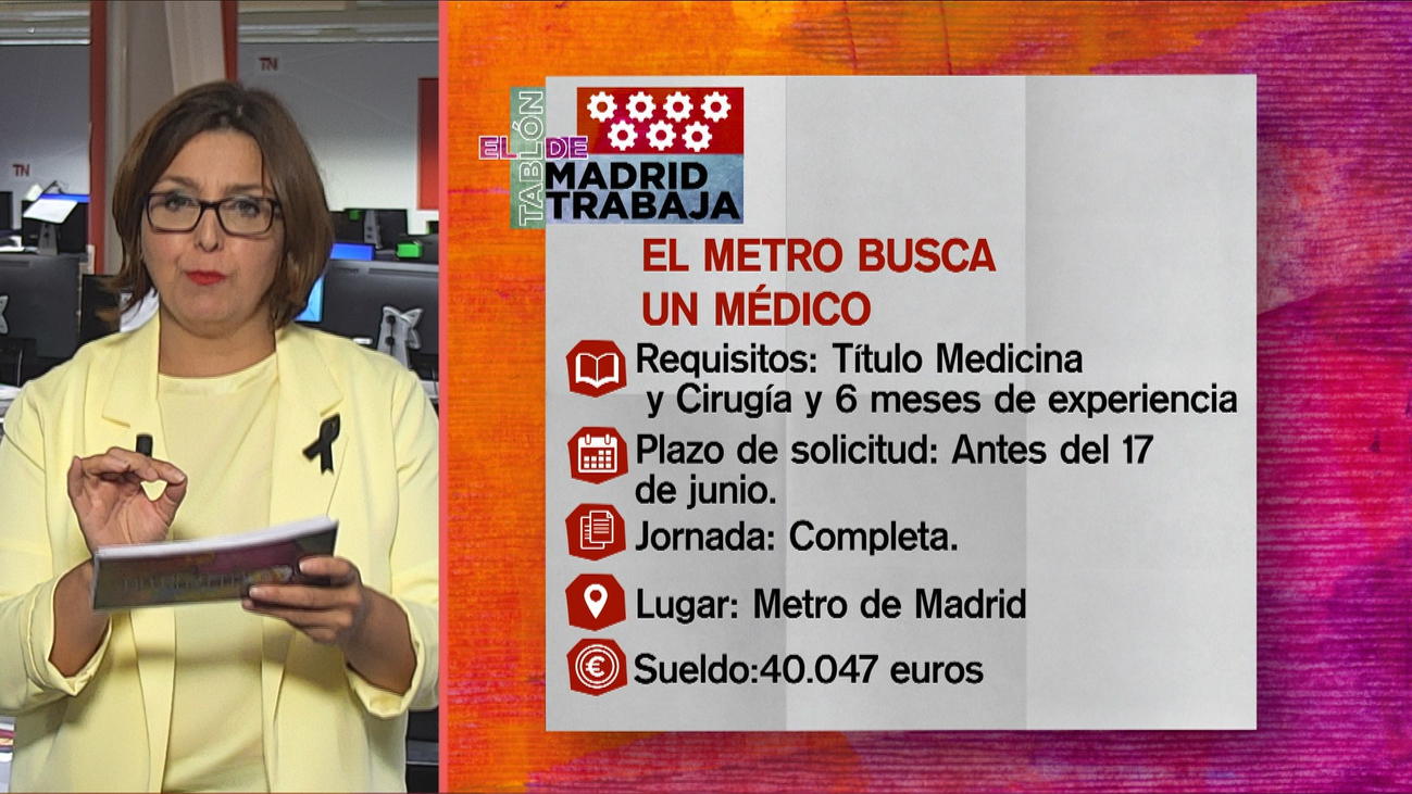 Metro de Madrid busca un médico para incorporar a su plantilla