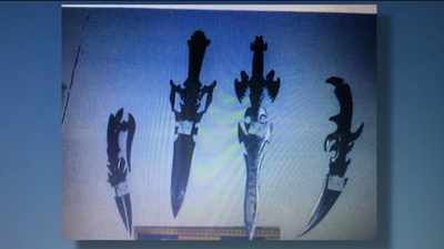 Machetes, catanas, cuchillos para desollar y armas de fuego, en el arsenal del 'descuartizador de Valdemoro'