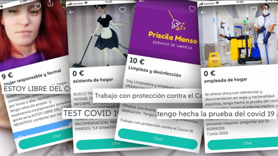 Se buscan empleadas del hogar "libres de covid"