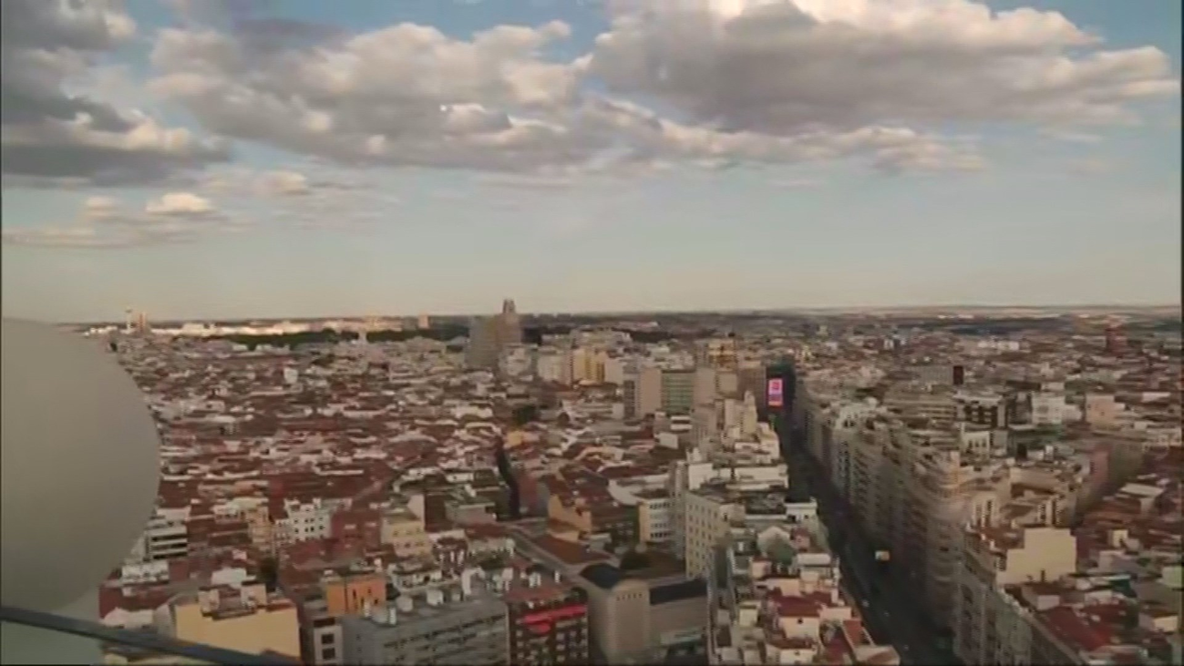 La 'pasarela acristalada' más famosa de Madrid, en Plaza de España