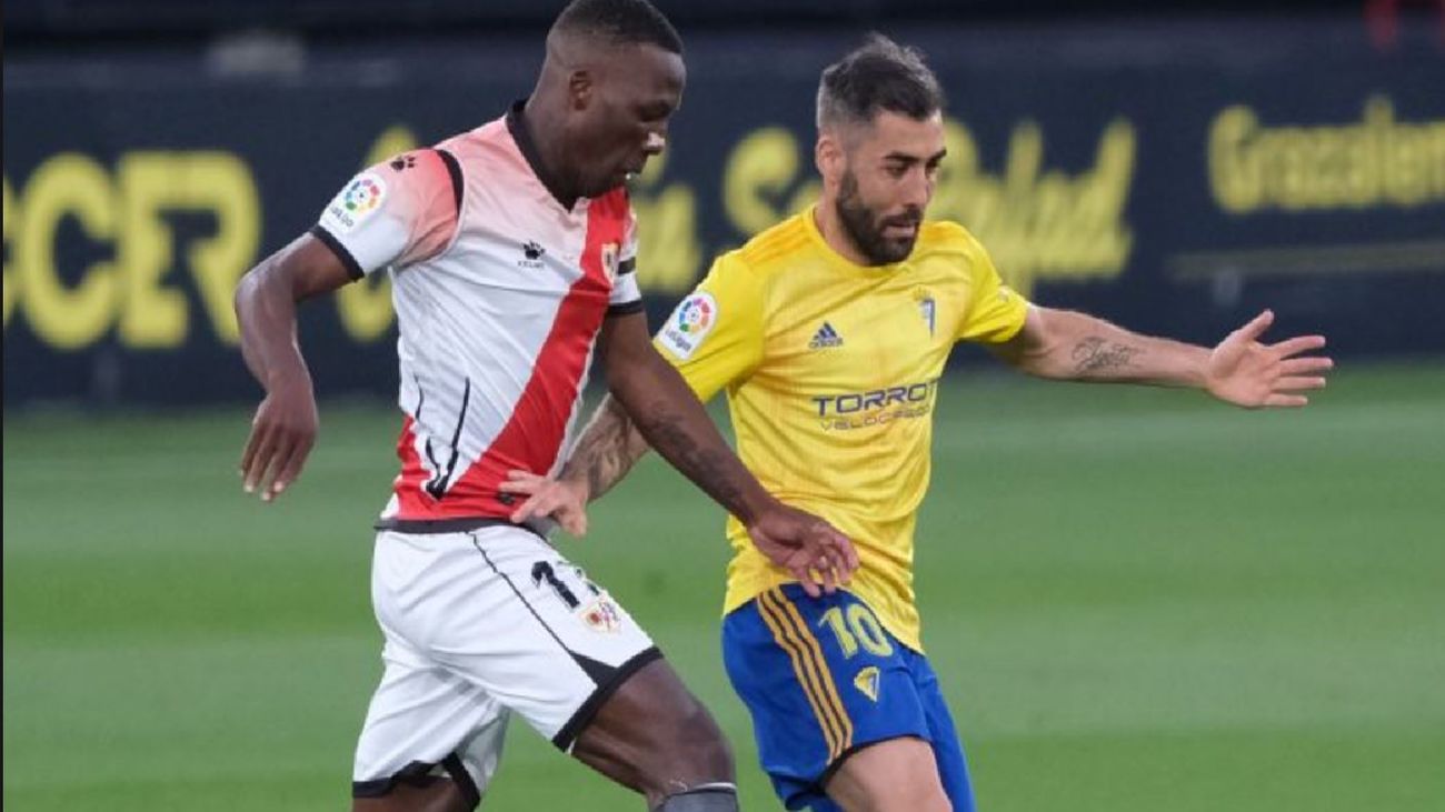 1-1. Un Rayo superior empata en Cádiz