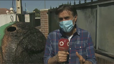 Queman contenedores en Colmenar de Oreja tras la pelea entre vecinos y 'okupas'