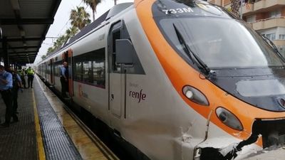 16 heridos leves en un accidente de tren en Mataró