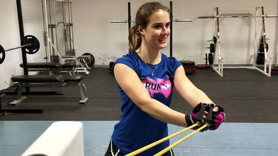 Lia Beel y su entrenamiento durante el confinamiento