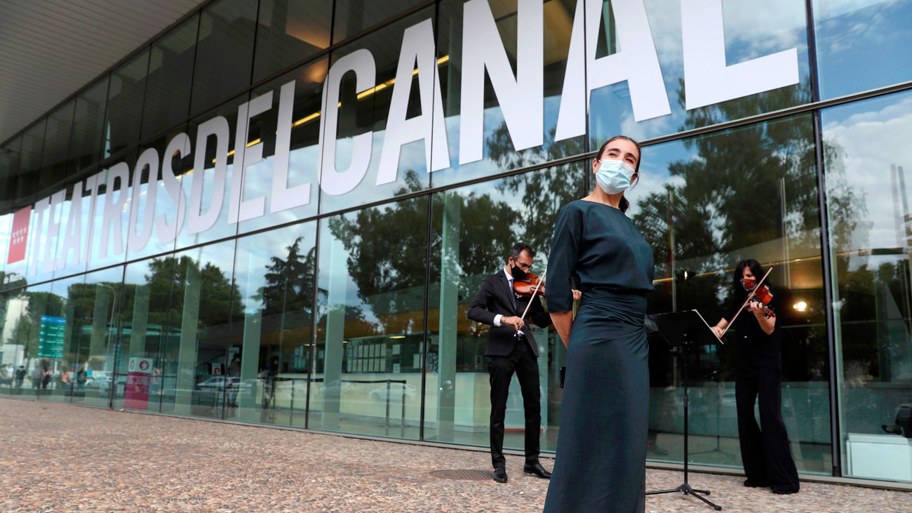 Acto de reapertura de los Teatros del Canal