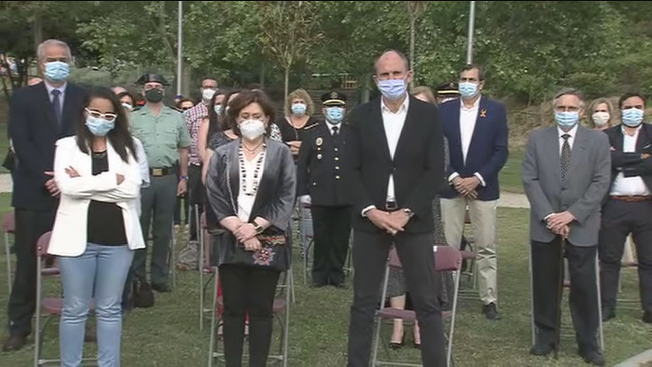 Homenaje en Alcobendas a las víctimas del covid-19