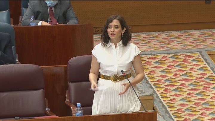 Isabel Díaz Ayuso, presidenta de la Comunidad de Madrid / TELEMADRID