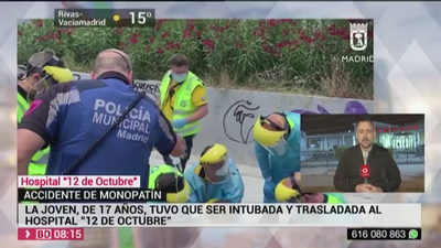 Herida muy grave una joven de 17 años tras un accidente de monopatín en Villaverde