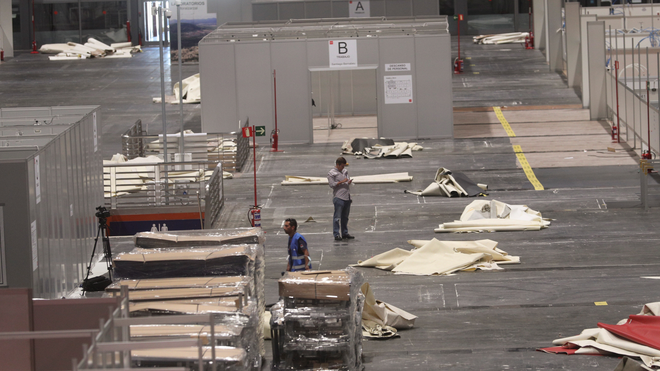 Desaparece pieza a pieza el hospital de Ifema, símbolo de la pandemia