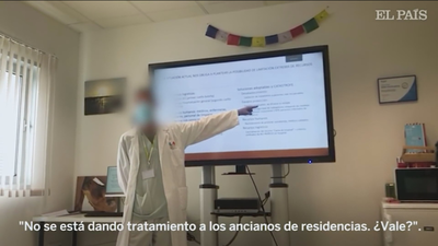 El vídeo de un médico del Hospital de Parla hace aumentar la polémica sobre el tratamiento de ancianos con Covid