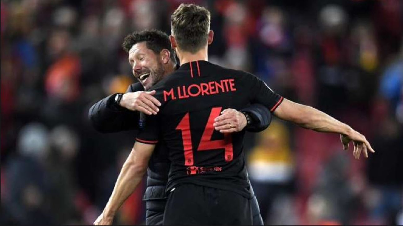 Simeone: "Veía a Llorente hacer goles, goles... Y hay que aprovecharlo"