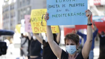 Cientos de personas denuncian en Madrid el drama de los refugiados