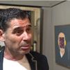 Fernando Hierro, en una subasta solidaria