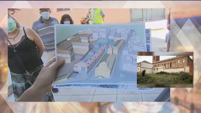 Los vecinos de Hortaleza rechazan un gimnasio moderno junto a su Iglesia y se oponen a la tala de árboles