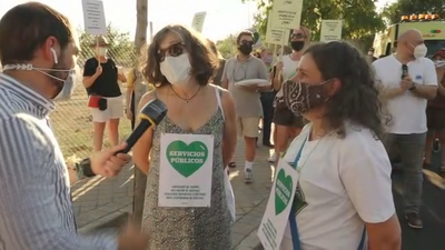 Paseo reivindicativo en Aravaca