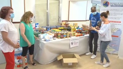 Cadena de solidaridad en Fuenlabrada