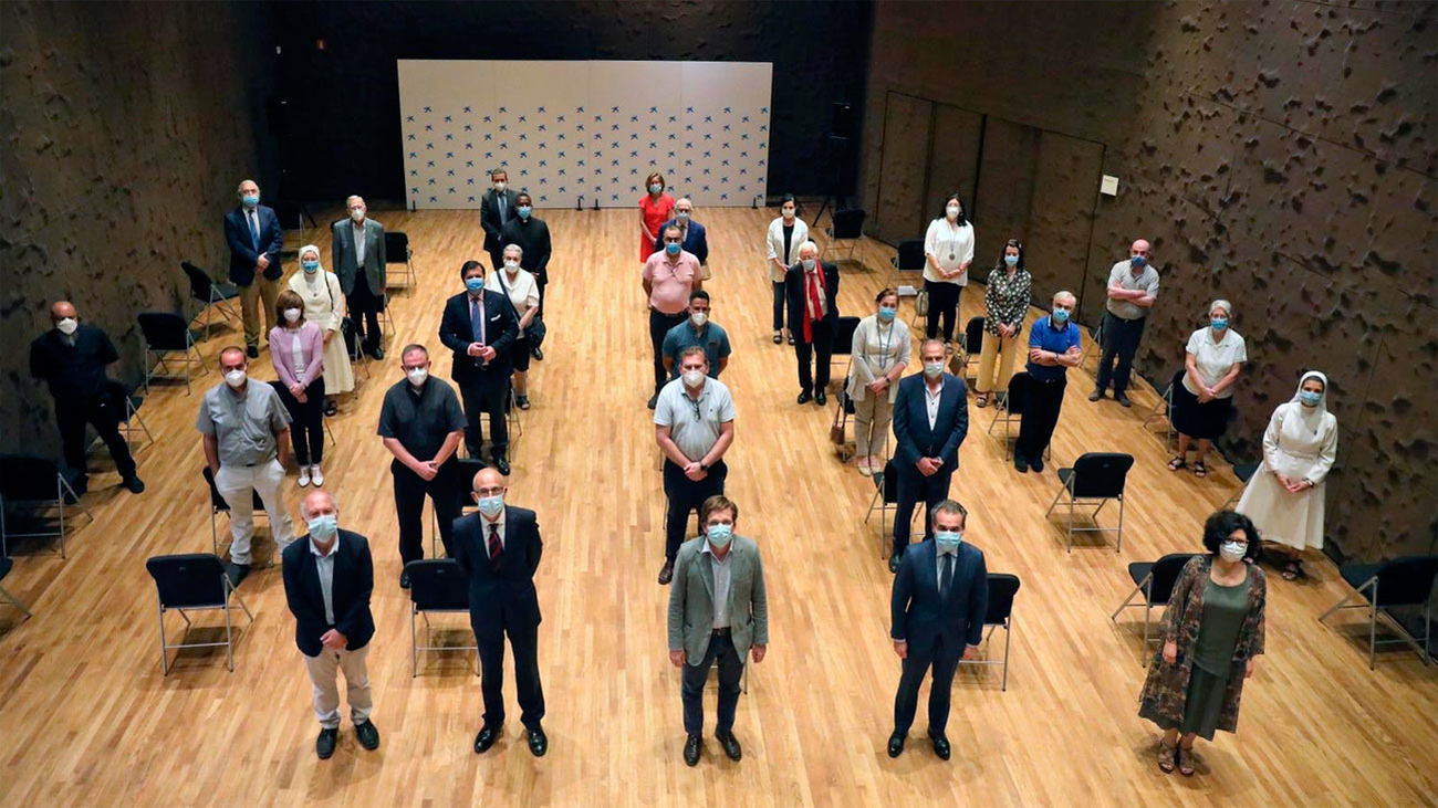 Madrid rinde homenaje a los 40 comedores solidarios de la región